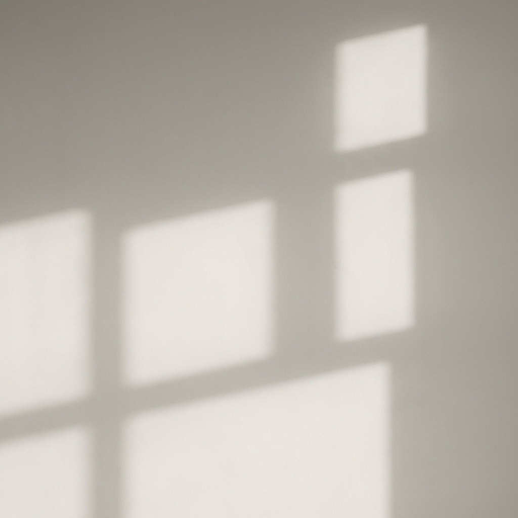 Abstract light and shadow visual