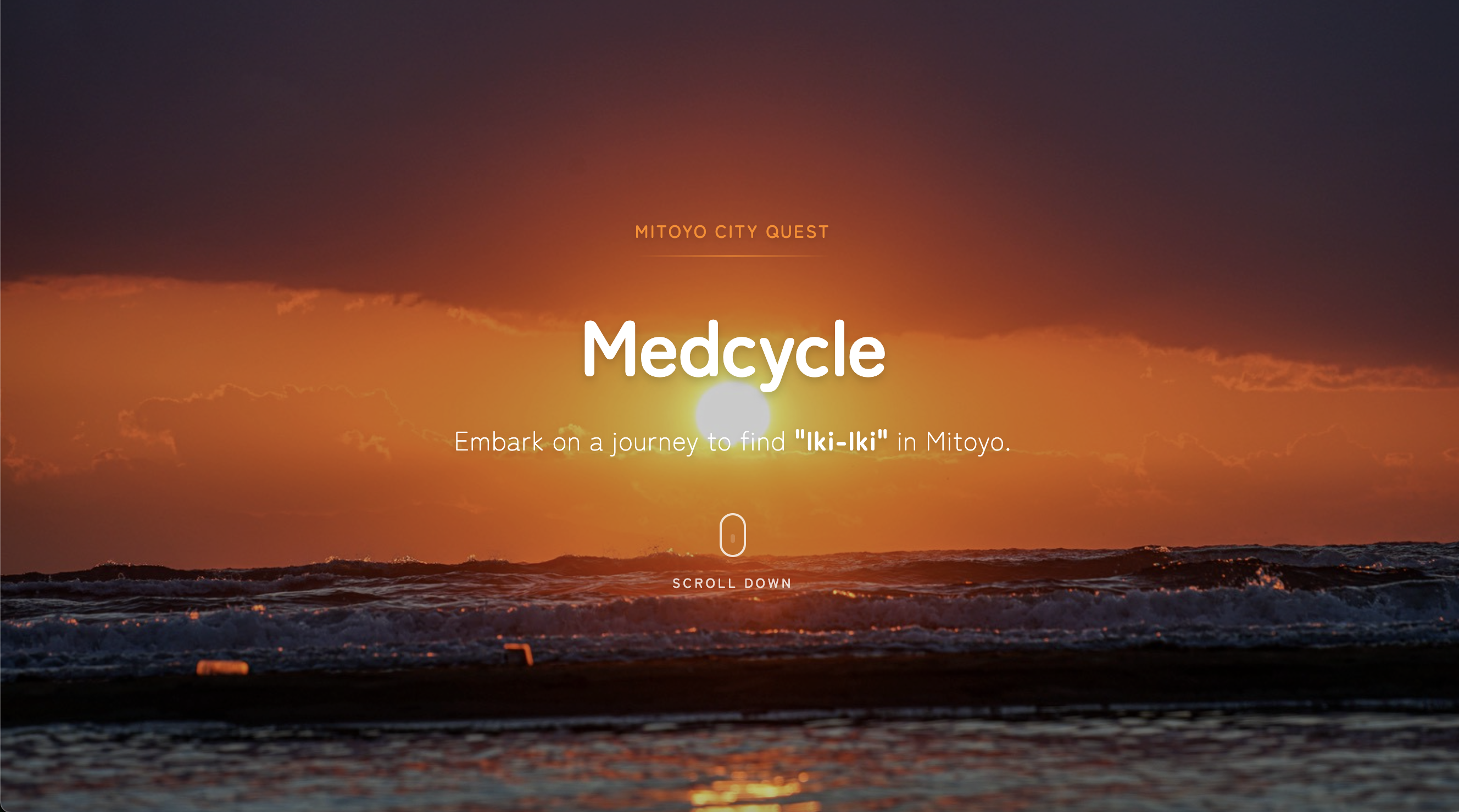 地域医療活性化プロジェクト「Medcycle」LP